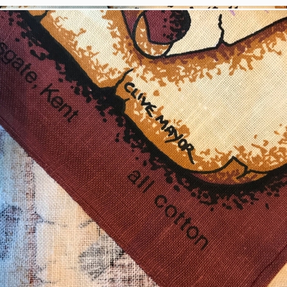 Vintage Canterbury Souvenir Linen Tea Towel - Picture 6 of 8